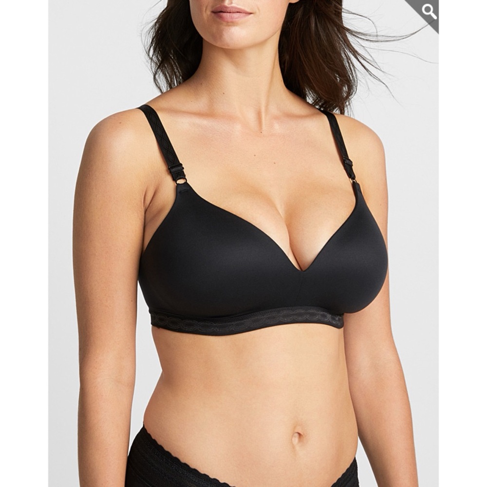 Warner's Cloud 9 Super Soft Wireless Comfort Bra- Black - Picture 1 of 10